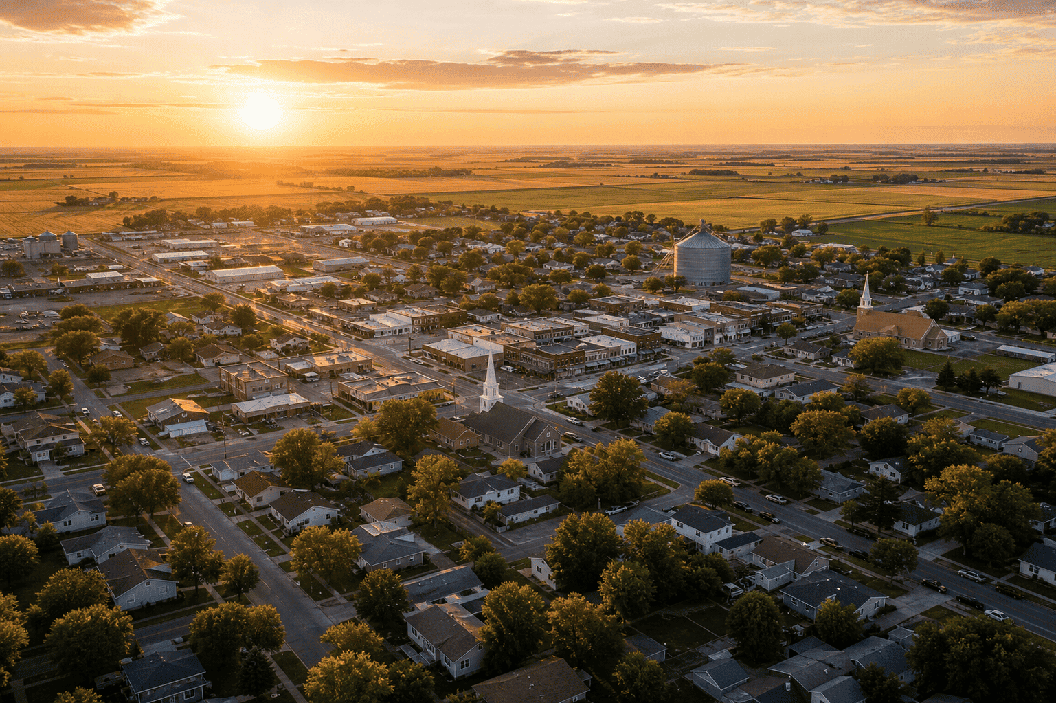 Prairie town