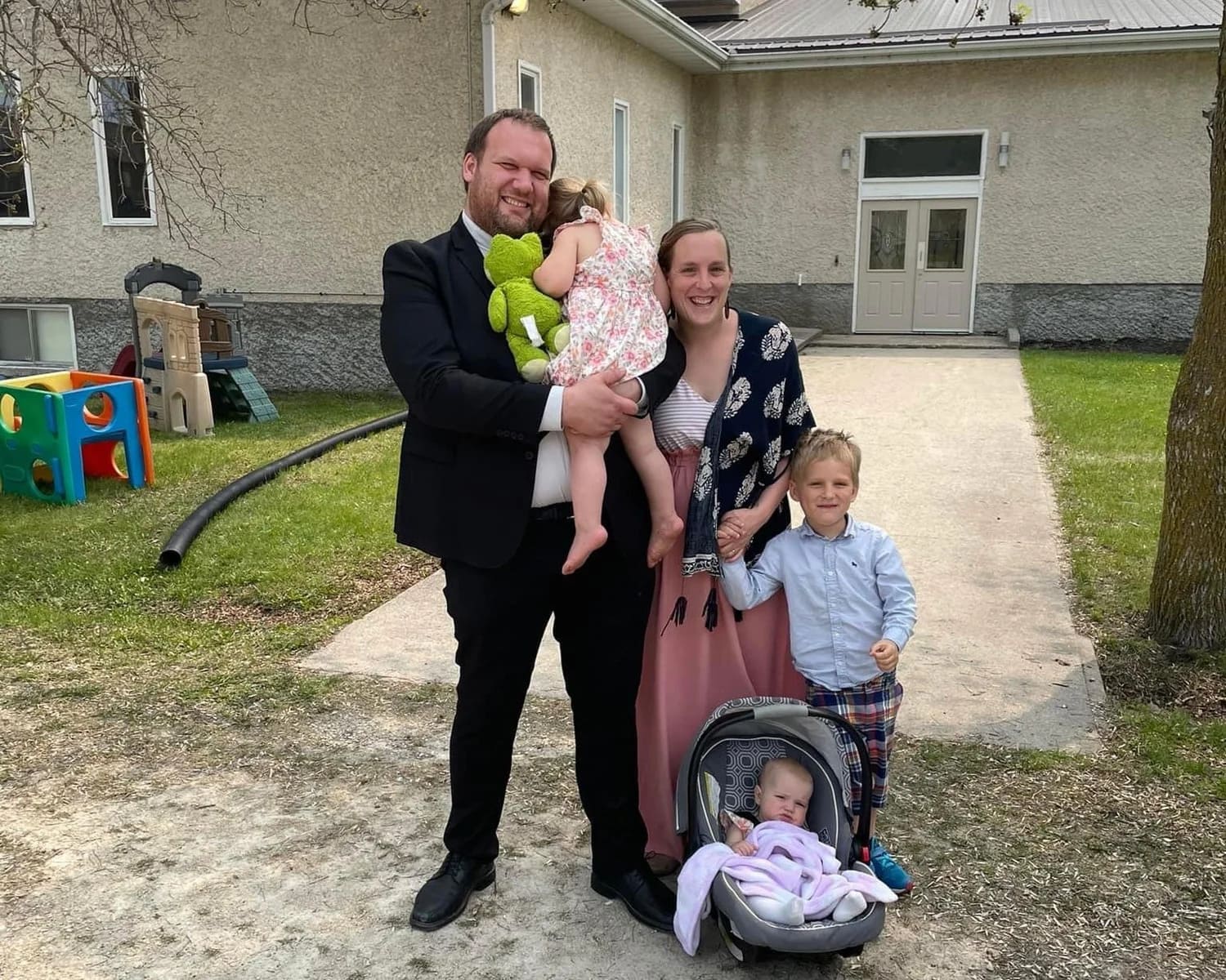 Rev. Zekveld and family